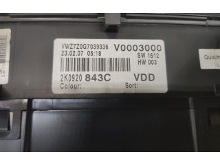 Панель приборов 2K0920843C, 110080341006 Volkswagen Caddy