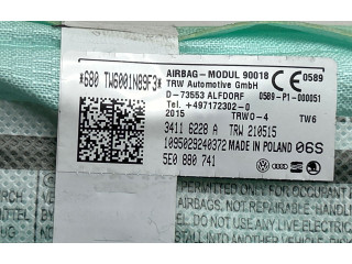 Боковая подушка безопасности 5E0880741, 34116228A Skoda Octavia Mk3 (5E)