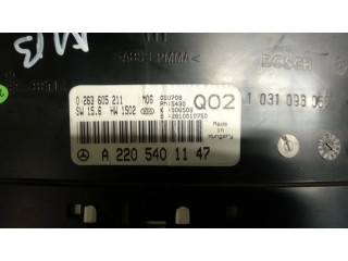 Přístrojová deska Mercedes-Benz S W220 2003 0263605211, A2205401147
