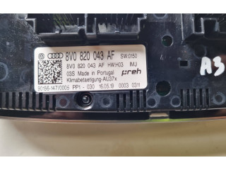 Блок управления климат-контролем 8V0820043AF Audi A3 S3 8V