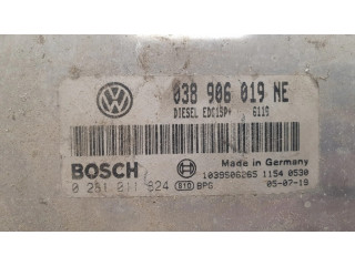 Блок управления двигателя 038906019NE, 0281011824 Skoda Fabia Mk1 (6Y)