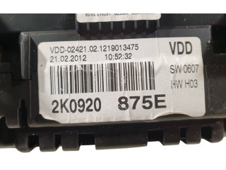 Přístrojová deska  Volkswagen Caddy 2016 2K0920875E  