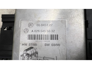 Pojistková skříňka A0265455332 Mercede-Benz S W220 2001