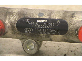 Топливная рампа 059-130-089-S, 059-130-089-D   Audi A6 S6 C6 4F  