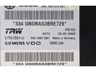 Řídící jednotka 4E0907801 Audi A8 S8 D3 4E 2003