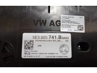 Панель приборов 5E3920741B, 5E3920741B Skoda Octavia Mk4