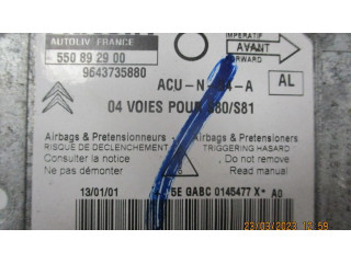 Блок подушек безопасности 9643735880   Citroen Saxo