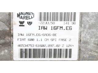 Блок управления двигателя 46534753 Fiat Seicento/600