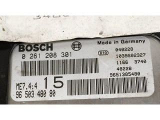 Řídící jednotka 0261208301, 9650348080   Peugeot 307 2004