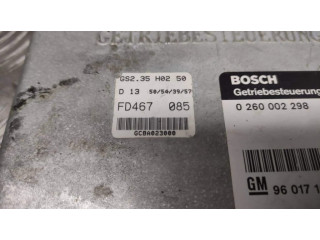 Блок управления двигателя 96017168, 0260002298   Opel Omega B1