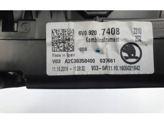 Панель приборов 6V0920740B Skoda Fabia Mk3 (NJ)