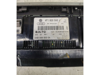 Блок управления климат-контролем 4F1820043J   Audi A6 S6 C6 4F