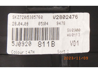 Панель приборов 5J0920811B Skoda Fabia Mk2 (5J)