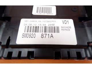 Панель приборов 5M0920871A, 5M0920871A Volkswagen Golf Plus