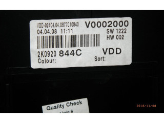 Přístrojová deska  Volkswagen Caddy 2008 2K0920842DVFKZ  