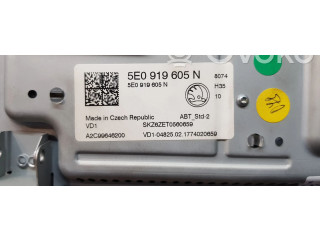 Дисплей 5E0919605NBIO, 5E0919605N Skoda Octavia Mk3 (5E)