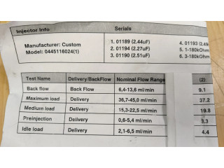 Vstřikovač 780542803 BMW X6 E71 pro naftový motor 0.0