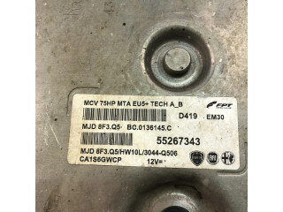 Блок управления двигателем Блок управления 55267343 Fiat Qubo