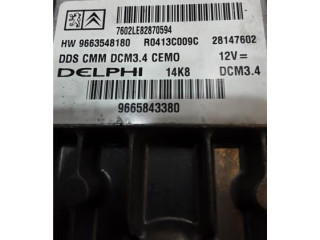 Блок управления 9663548180, 9665843380   Citroen C5