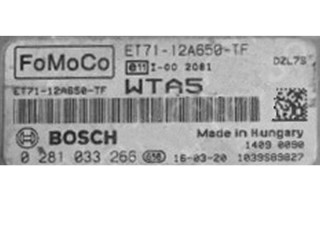 Řídící jednotka ET71-12A650-TF, 0281033266 Ford Transit Courier 2016