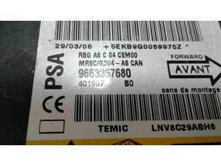 Блок подушек безопасности 9663357680 Citroen C2
