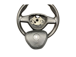 Руль Skoda Fabia Mk2 (5J)  2007 - 2014 года 5J0419091L, 5E0880201      