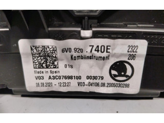Панель приборов 6V0920740E Skoda Fabia Mk3 (NJ)