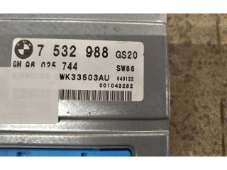Блок управления коробкой передач 7532988, WK33503AU BMW X3 E83