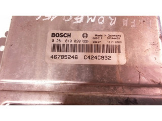 Řídící jednotka 0281010020, 46785246 Alfa Romeo 156 2000