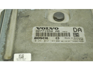 Блок управления двигателя 30771550, 0281012103 Volvo V70