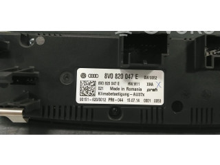 Блок управления климат-контролем 8V0820047E, 8V0820047C   Audi A3 S3 8V