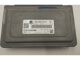 Блок управления двигателя 03E906019C, 5WA11004 Skoda Fabia Mk2 (5J)