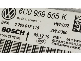 Блок подушек безопасности 6C0959655K, 0285013115   Skoda Fabia Mk3 (NJ)