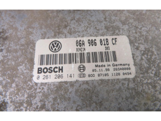 Блок управления двигателем Блок управления 0261206141, 06A906018CF   Skoda Octavia Mk1 (1U)