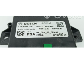 Блок управления 1623123380, 0263014016   Peugeot 5008