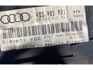 Přístrojová deska Audi A8 S8 D3 4E 2006 4E0920901, 4E0910901