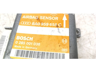 Блок подушек безопасности 8A0959655C, 0285001038 Audi Coupe