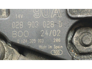 Генератор 028903028D, 0124325003 Audi A3 S3 8L 1.6