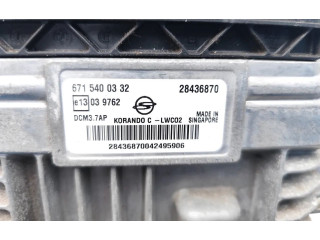 Рулевая рейка  Блок управления двигателя 6715400332, 28436870   SsangYong Korando  -  года