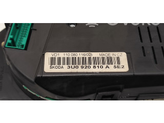 Панель приборов 3U0920810A   Skoda Superb B5 (3U)       