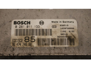 Блок управления двигателя 9647474680, 0281011133 Lancia Phedra