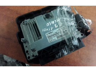 Комплект блоков управления 0281019819, 9666952080   Citroen C3 Picasso