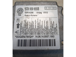 Блок подушек безопасности 05H014S0613, 5C0959655B   Skoda Yeti (5L)
