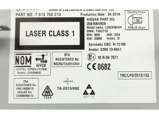 Турбина Радио/ проигрыватель CD/DVD / навигация Nissan Juke I F15 25915BV92A для двигателя K9K