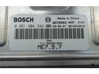 Блок управления двигателя 0261S04342, ME7.9.7 Chery Tiggo