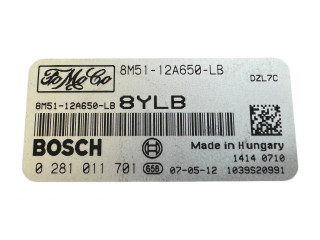 Řídící jednotka 8M5112A650LB, 0281011701 Ford Focus 2007