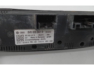 Блок управления климат-контролем 8V0820047D Audi A3 S3 8V
