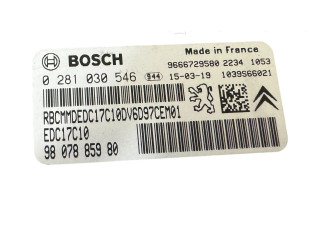 Řídící jednotka 9666729580, 0281030546 Peugeot Partner 2015