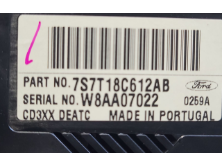 Блок управления климат-контролем 7S7T18C612AB, W8AA07022 Ford S-MAX