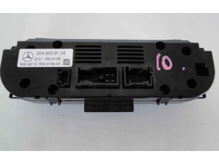 Блок управления климат-контролем A2049009104   Mercedes-Benz GLK (X204)